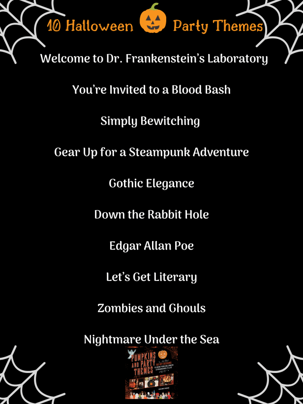 Chapters Pumpkins and Party Themes